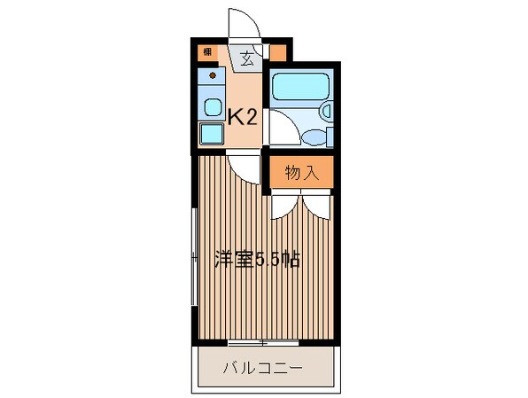 レリーサ真上の物件間取画像